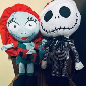 Nightmare before Christmas dolls. Jack and Sally Skellington.  Brand new